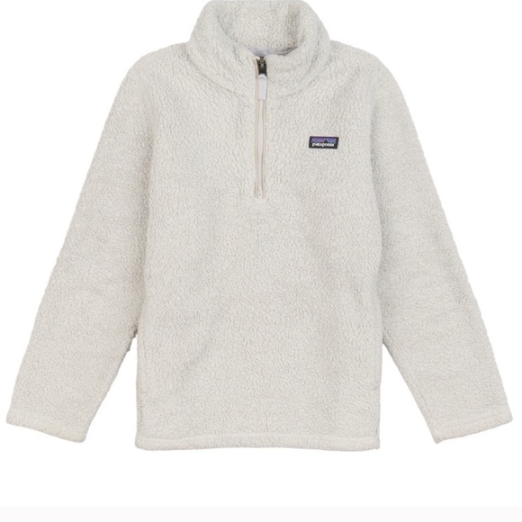 Patagonia 🎉host pickx2🎉🎈Los Gatos 1/4-Zip fleece pullover in white - Picture 3 of 10